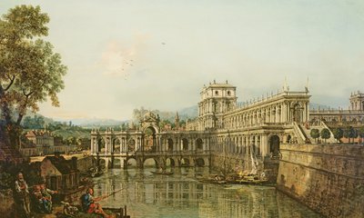 Architectural Capriccio, c.1765 by Bernardo Bellotto